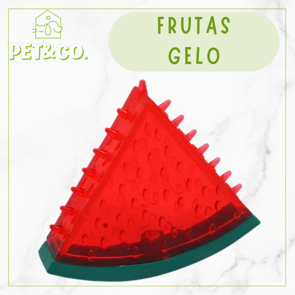BRINQUEDO MORDEDOR GELADO PARA CACHORRO COM APITO