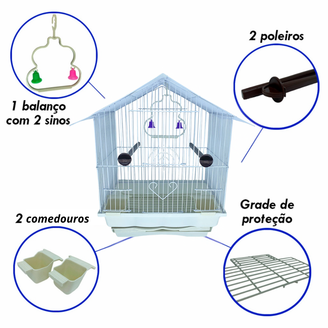 GAIOLA VIVEIRO PARA PÁSSAROS