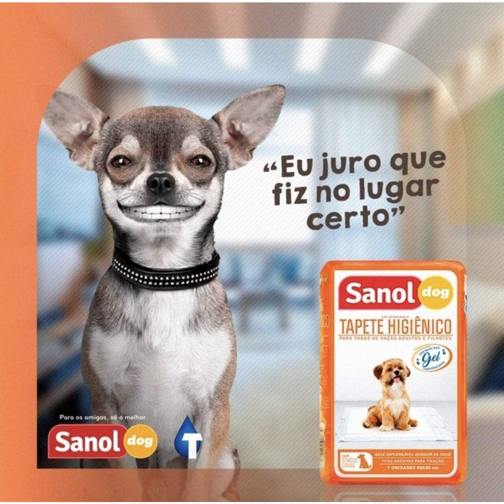 TAPETE HIGIÊNICO PARA CÃES SANOL DOG