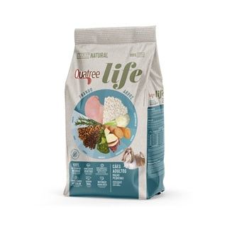RAÇÃO QUATREE LIFE PARA CÃES ADULTOS DE RAÇAS PEQUENAS - FRANGO E ARROZ 3KG
