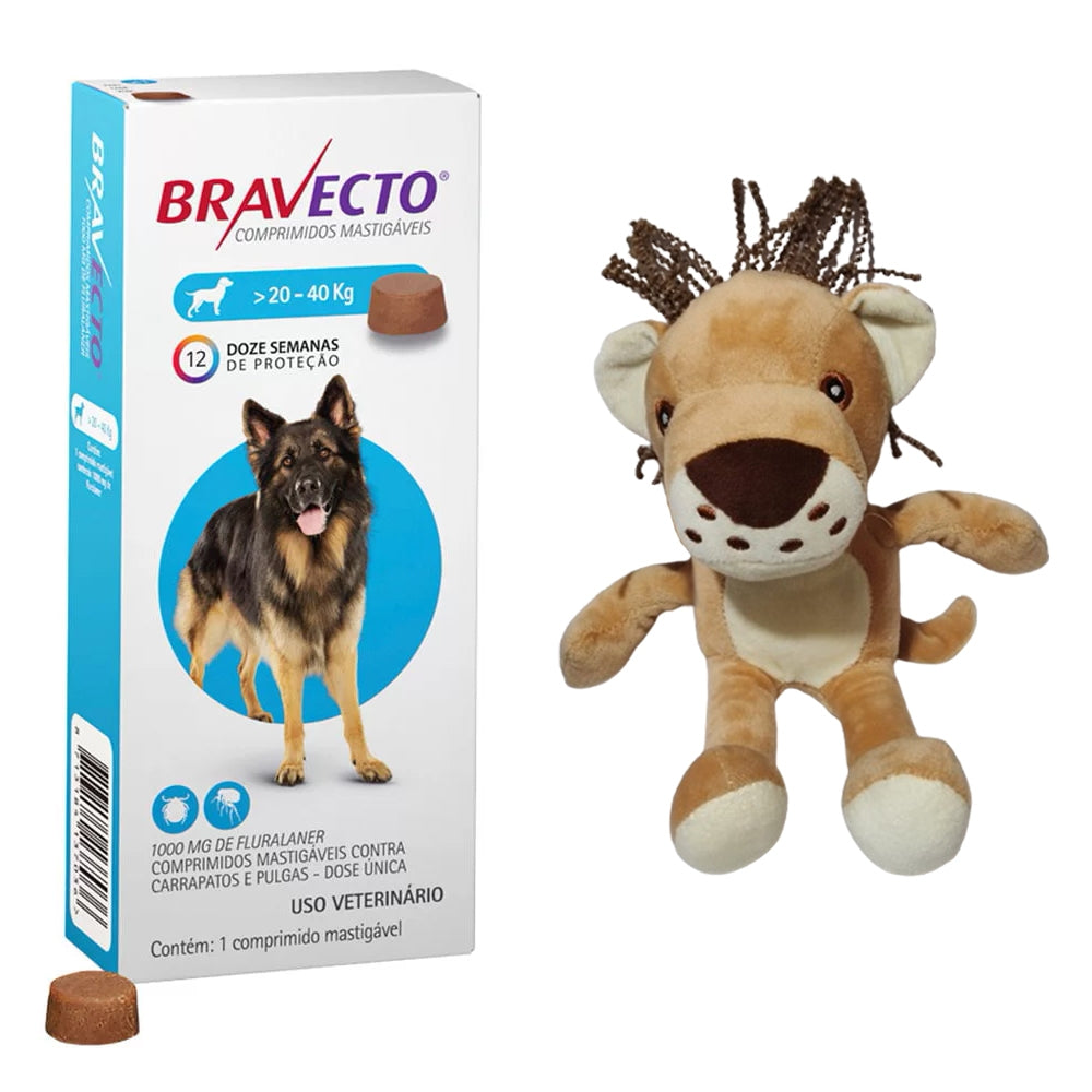BRAVECTO ANTIPULGAS E CARRAPATOS PARA CÃES