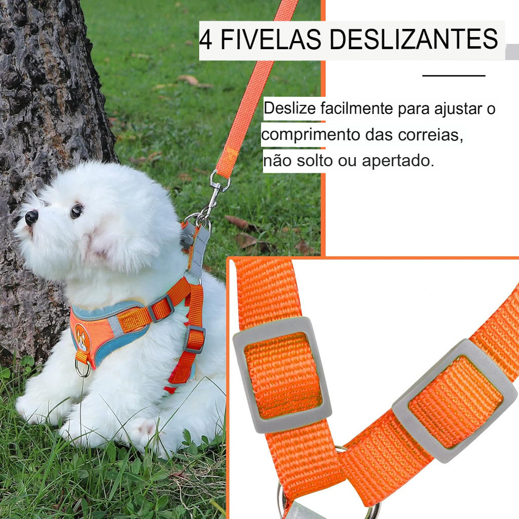 COLEIRA PEITORAL PARA CACHORRO