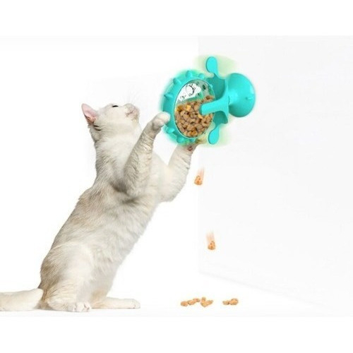 BRINQUEDO INTERATIVO PARA PETS - RODA GIGANTE COM DISPENSER PARA PETISCOS