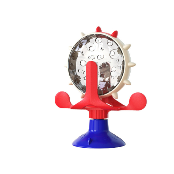 BRINQUEDO INTERATIVO PARA PETS - RODA GIGANTE COM DISPENSER PARA PETISCOS