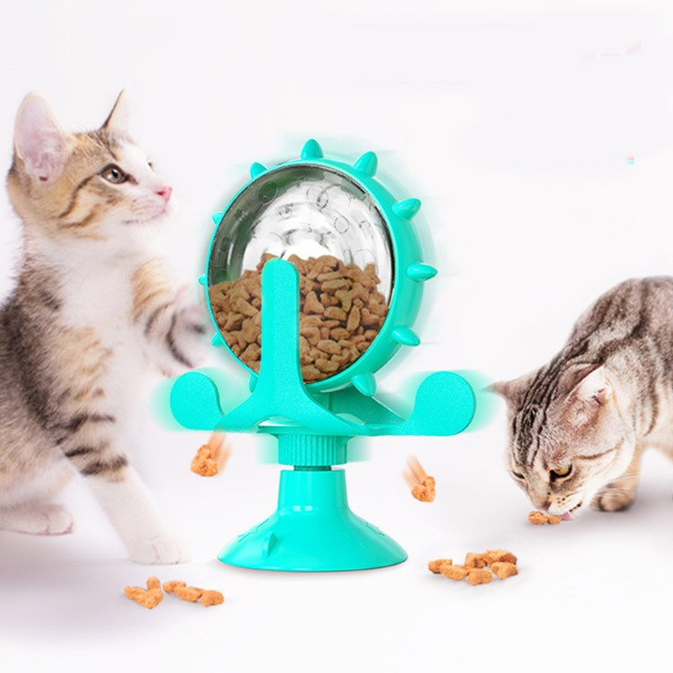 BRINQUEDO INTERATIVO PARA PETS - RODA GIGANTE COM DISPENSER PARA PETISCOS