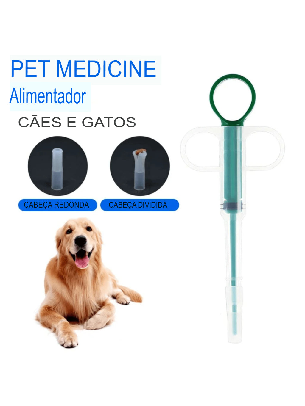 APLICADOR DE COMPRIMIDOS PARA CÃES E GATOS