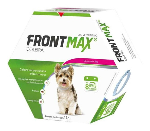 COLEIRA FRONTMAX PARA CÃES ATÉ 4KG