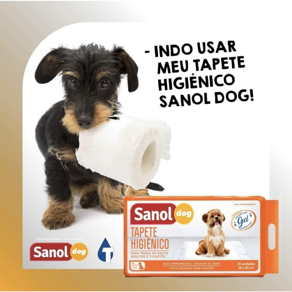 TAPETE HIGIÊNICO PARA CÃES SANOL DOG