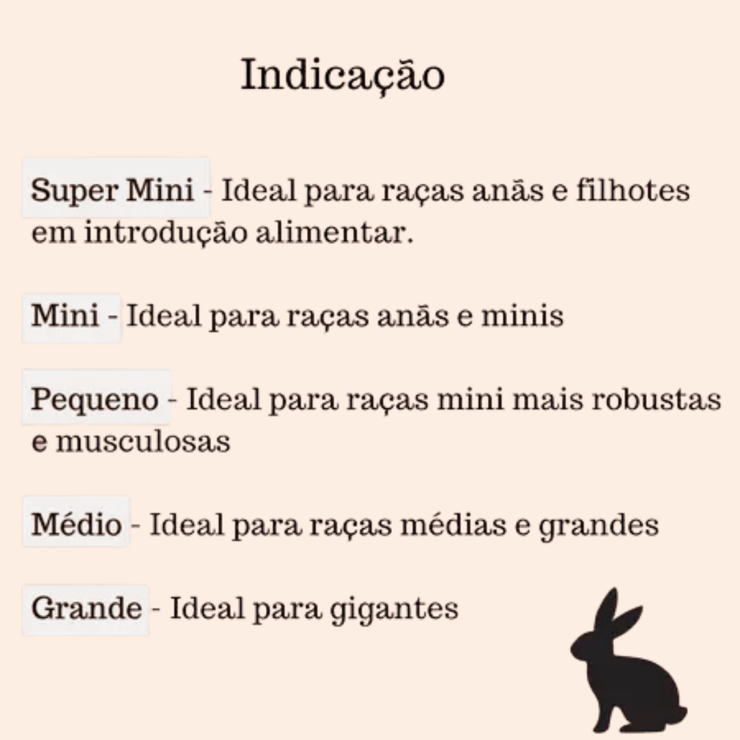 COMEDOURO DE BARRO ARTESANAL PARA COELHO