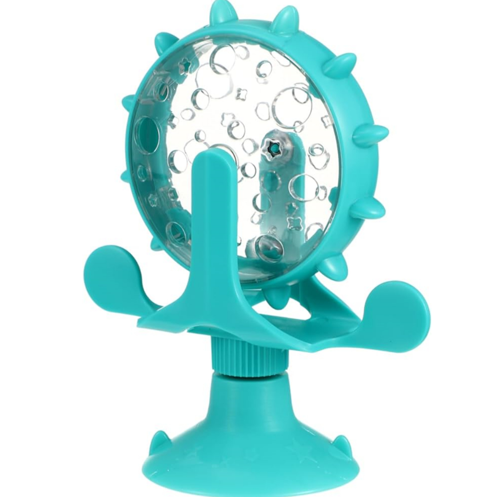 BRINQUEDO INTERATIVO PARA PETS - RODA GIGANTE COM DISPENSER PARA PETISCOS