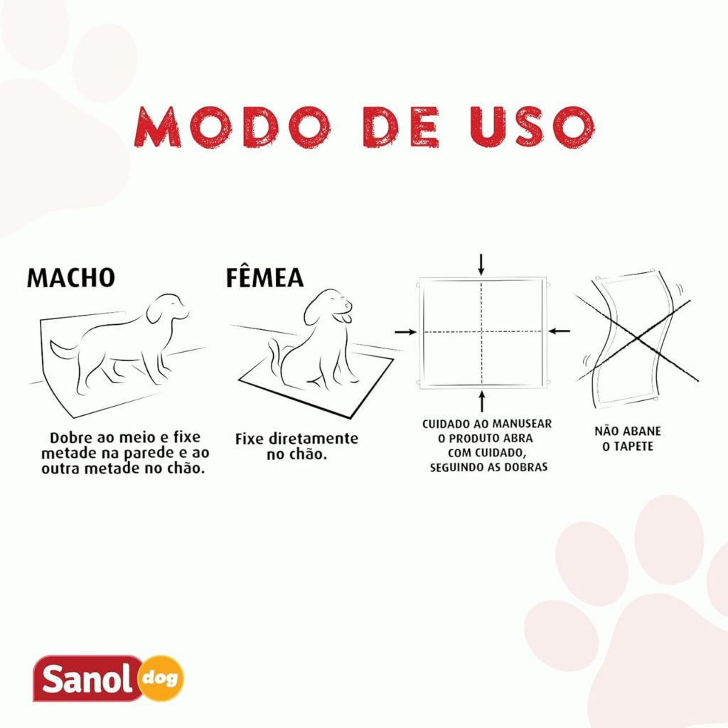 TAPETE HIGIÊNICO PARA CÃES SANOL DOG
