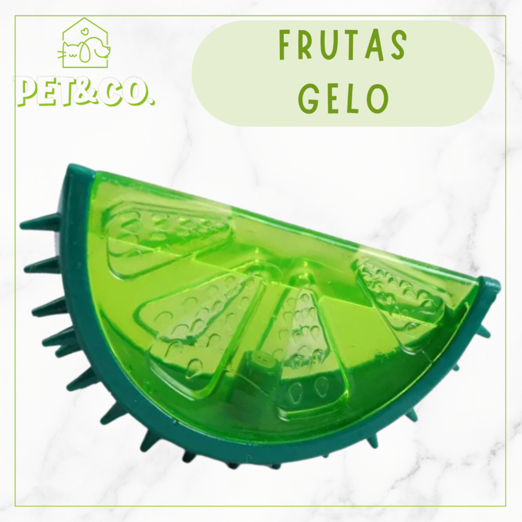 BRINQUEDO MORDEDOR GELADO PARA CACHORRO COM APITO
