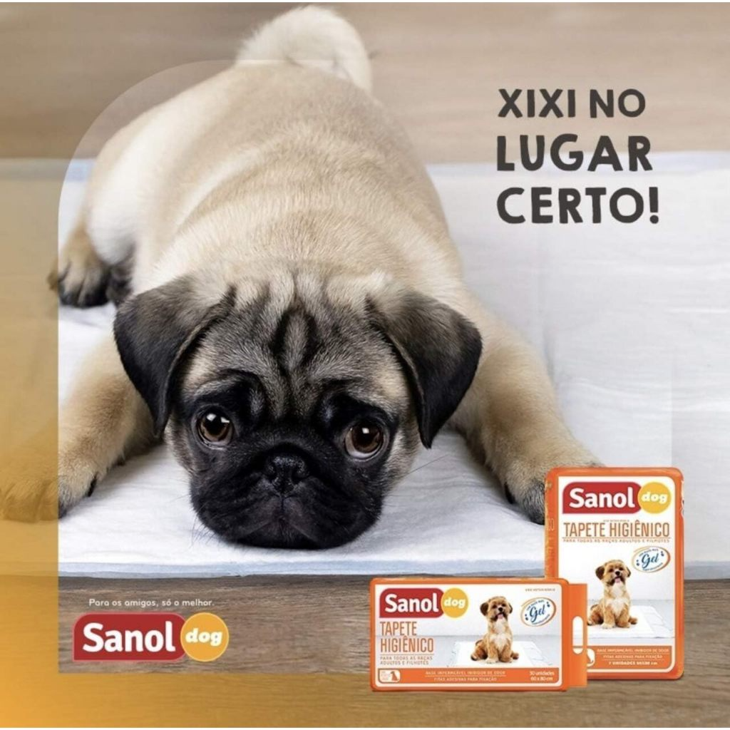 TAPETE HIGIÊNICO PARA CÃES SANOL DOG