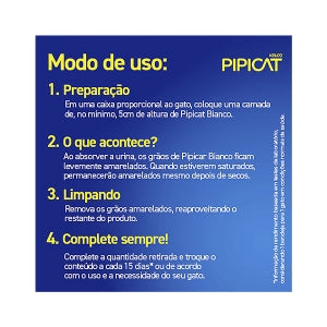 PIPICAT CAMPESTRE AREIA HIGIÊNICA PARA GATOS - 4KG