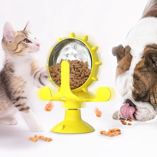 BRINQUEDO INTERATIVO PARA PETS - RODA GIGANTE COM DISPENSER PARA PETISCOS