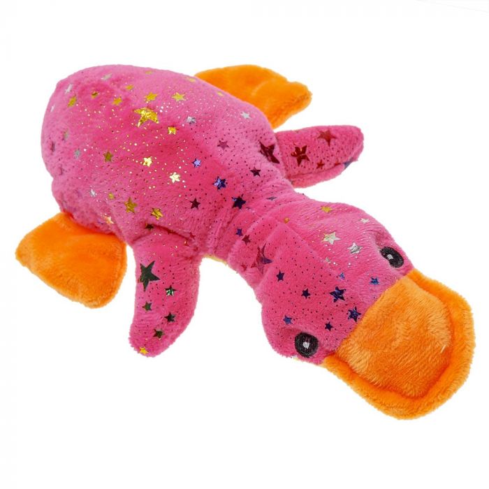 BRINQUEDO PELÚCIA PATINHO BRILHANTE PARA CÃES - ROSA