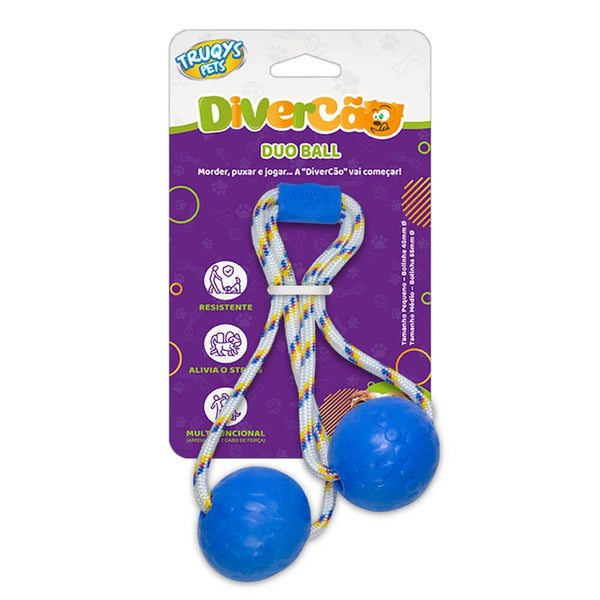 BRINQUEDO DUO BALL DIVERCÃO MÉDIO