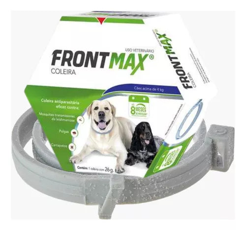 COLEIRA ANTIPULGAS FRONTMAX PARA CÃES ACIMA DE 4KG