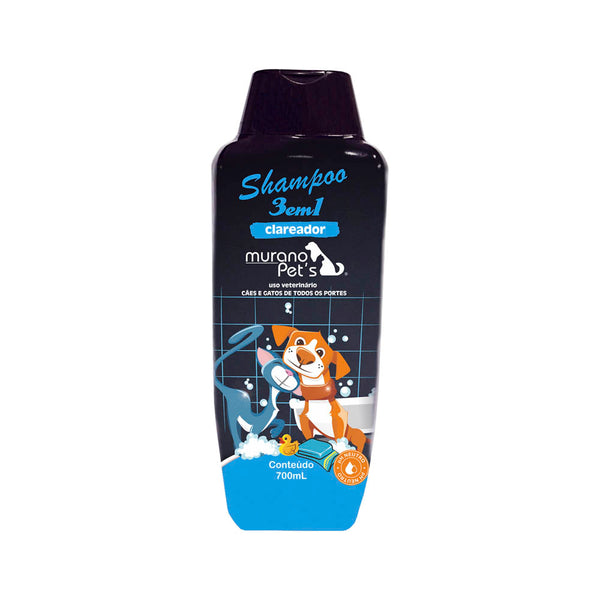 SHAMPOO 3 EM 1 M. PET'S CLAREADOR PARA CÃES E GATOS - 700ML