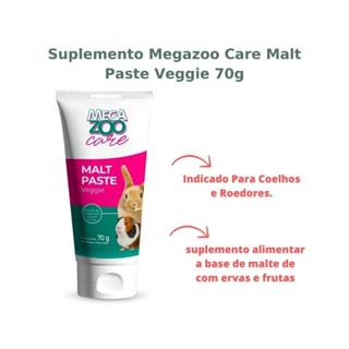 SUPLEMENTO MEGAZOO CARE MALT PASTE VEGGIE - 70G