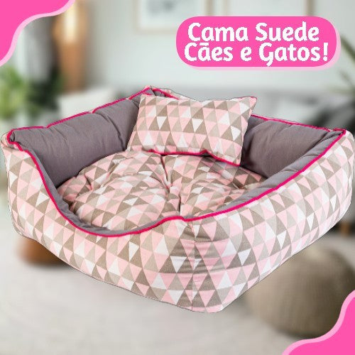 CAMA PARA CACHORRO GATO COM ALMOFADA