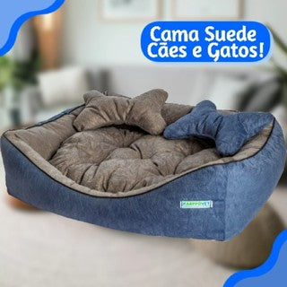 CAMA PARA CACHORRO GATO COM ALMOFADA