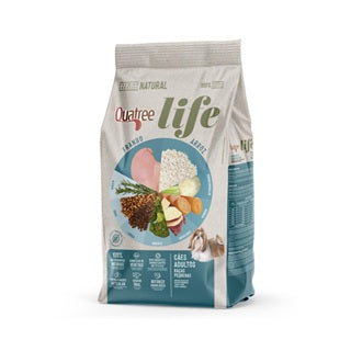 RAÇÃO QUATREE LIFE PARA CÃES ADULTOS DE RAÇAS PEQUENAS - FRANGO E ARROZ 3KG