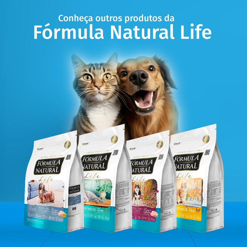 FÓRMULA NATURAL SUPER PREMIUM LIFE CÃES FILHOTES PORTES MINI E PEQUENO