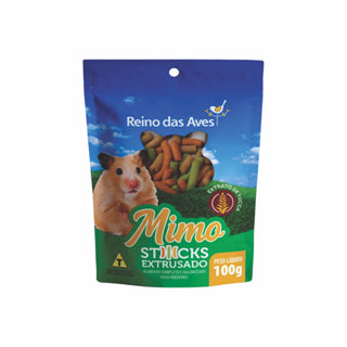 BISCOITO PARA ROEDORES MIMO STICKS 100G