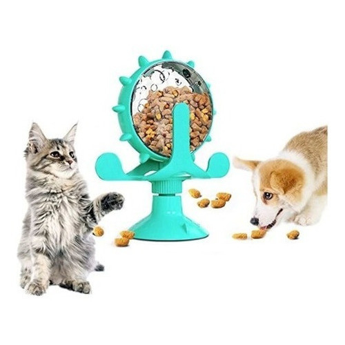 BRINQUEDO INTERATIVO PARA PETS - RODA GIGANTE COM DISPENSER PARA PETISCOS