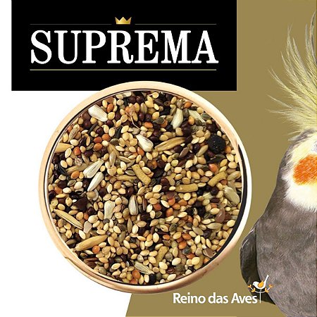 RAÇÃO REINO DAS AVES SUPREMA SELECTA GRÃOS PARA CALOPSITA - 700G